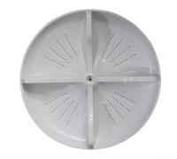 Turbine de rechange pour machine à laver Panasonic XQB65-Q6131 QA6131 T6121 T6021 | Agitateur à 11 dents de 35 cm de diamètre avec vis | Plateau tournant en plastique PP gris