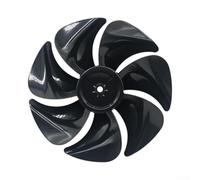 Turbine de ventilateur en polypropylène noir 22 cm Pièce de rechange à