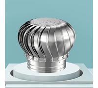 Turbine De Ventilation De Toit sans Alimentation Éolienne Rotative sur Le Toit Rotatif Toit Extracteur De Fumées Capuchon D'aération De Ventilateur D'extraction De Toiture(110mm/4.3in)