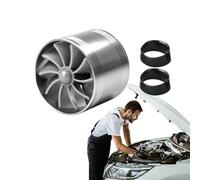 Turbine de voiture - Entrée d'air - Accessoire de transformation de turbo - Pour camion, SUV, cabriolet, performance de voiture, mise à niveau du moteur, faits de courant du véhicule, voyage et
