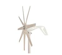 Turbine éolienne 3000w à 8 pales, générateur domestique, énergie gratuite, 12V, 24V, 48V, adapté la surveillance des lampadaires et bateaux(12V)