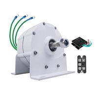 Turbine éolienne et hydraulique 48V10000W pour usage domestique | Générateur à aimant permanent 12V 24V 48V 3 phases à basse RPM avec redresseur et support de montage
