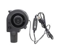 Turbines légères - Dispositif de flux d'air - Ventilateur de ventilation - Gestion améliorée - Poêle à charbon de bois - Pour arrière-cour - Ventilateur USB