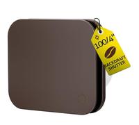 Turbionaire TREND 100 SDBC Ventilateur Salle de Bain, Façade marron chocolat mat, 100mm, Clapet Anti-Retour, Silencieux, IPX4, Garantie 3 ans, Contre l'Humidité et la Moisissure