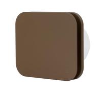 Turbionaire TREND 100 SDCC Ventilateur de salle de bain, façade Dark Cream Chocolate mat, Ø100 mm, silencieux 33 dB, clapet anti-retour, IPX4, contre l’humidité, Garantie 3 ans.