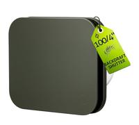 Turbionaire TREND 100 SDSG Ventilateur, Extracteur Silencieux de Salle de Bain, Dark Sage Gray Mat, Diamètre 100mm, 35Pa, Clapet Anti-retour, 33dB, IPX4, Garantie 3 ans