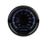 Turbo Boost Gauge, Face universelle Turbo Boost de fumée de voiture de 52mm, jauge de pression à turbocompresseur