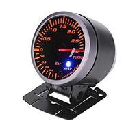 Turbo Boost Vacuum Meter, 2.5inch 60mm 3.0 Bar LED Car Modification Turbo Boost Gauge Meter Pointer DC12V