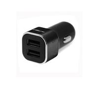 Akashi Chargeur Allume-cigare 2xUSB 2.4A Smartphones et Tablettes Noir