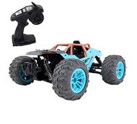 TURBO CHALLENGE - 4X4 Skeleton - Elite Speed - 099181 - Voiture Télécommandée - Bleu et Orange - 1/14 - Prêt à Rouler - Batterie Rechargeable et Piles incluses - Plastique - À Partir de 8 Ans