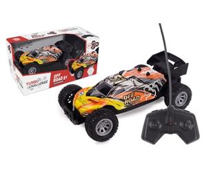 TURBO CHALLENGE - Buggy 51 - Off Road - 094835 - Voiture Télécommandée - Orange - 1/28 - Piles Non Incluses - Plastique - Jouet Enfant - Voiture - Cadeau - À Partir de 5 Ans