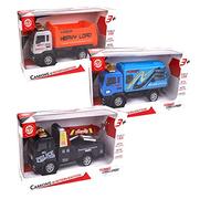TURBO CHALLENGE - Camion de Sécurité - Véhicules de Sécurité - 020345 - Véhicule Rétro-Friction - Modèle Aléatoire - Métal - Jouet Enfant - Voiture - À Partir de 3 Ans