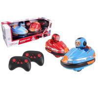 TURBO CHALLENGE - Coffret 2 Véhicules - Autos Tamponneuses - 092226 - Voiture Télécommandée - Bleu et Rouge - Prêt à Rouler - Plastique - Jouet Enfant - Cadeaux - Anniversaire - À Partir de 5 Ans