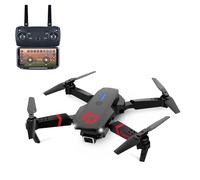 TURBO CHALLENGE - Elite Drone MKX - Drone - 400318 - Dispositif Volant - Noir - 2 Batteries Rechargeable - Plastique - Cadeau - Anniversaire - Lumineux - Vidéo - À Partir de 8 ans