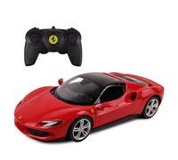 TURBO CHALLENGE - Ferrari 296 GTS - RC Prestige - 1/24-095642 - Voiture Télécommandée - Rouge - Piles Non Incluses - Plastique - Jouet Enfant - Cadeau - Licence - À Partir de 6 Ans