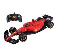 TURBO CHALLENGE - Ferrari F1-75 - RC Prestige - 095643 - Voiture Télécommandée - Rouge - 1/18 - Plastique - Jouet Enfant - Cadeaux - Anniversaire - Formule 1 - Stikers Inclus - À Partir de 6 Ans