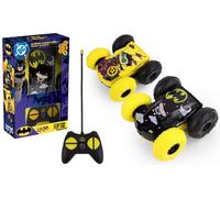 Turbo Challenge - Flip Batman Vs Robin - Licence Officielle DC Batman - Stunt - 096644 - Voiture télécommandée - Jaune - Plastique - Jouet pour Enfants - Cadeau - Double Face - À partir de 3 Ans