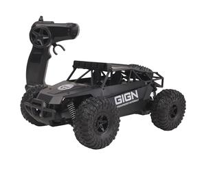 TURBO CHALLENGE GIGN GENDARMERIE Nationale RADIOCOMMANDE véhicule d'intervention -Frequence 2.4GHZ -Metal - ECHELLE 1/16-15 KM/H - Noir - 8 Ans et Plus