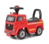TURBO CHALLENGE - Mercedes Actros Pompier - Trotteur - 119300 - Roues Libres - Rouge - 23Kg Max - Plastique - Jouet Enfant - Cadeau - Licence Officielle - À Partir de 12 Mois