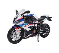TURBO CHALLENGE - Moto BMW S1000RR - Die Cast - 029921-1/12 - Véhicule Roues Libres - Blanc - Métal - À Partir de 3 Ans