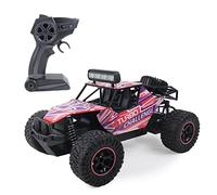 TURBO CHALLENGE - Off Road Glam - Elite - 1/14-098458 - Voiture Télécommandée - Rose - Prêt à Rouler - 2 Batteries - Batterie Rechargeable et Piles incluses - Métal - À Partir de 6 Ans