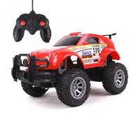 TURBO CHALLENGE - Off Road Mitsubishi - Off Road - 093331 - Voiture Télécommandée - Rouge - 1/18 - Piles Non Incluses - Plastique - Jouet Enfant - Cadeau - À Partir de 6 Ans
