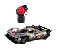 TURBO CHALLENGE - Peugeot 9X8 - Elite - 099234 - Voiture Télécommandée - Grise - 1/24 - Prêt à Rouler - Plastique - Radiocommandée - Jouet Enfant - Cadeaux - Licence Officielle - À Partir de 6 Ans