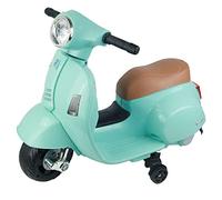 Mini vespa GTS électrique et lumineux - Vert d'eau