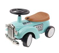 TURBO CHALLENGE - Rétro Vintage - Trotteur - 119185 - Roues Libres - Bleu - 25Kg Max - Plastique - Jouet Enfant - Cadeau - Anniversaire - Décoration - Chambre - À Partir de 12 mois