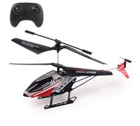 TURBO CHALLENGE - Turbocoptère - Hélicoptère - 400351 - Véhicule Télécommandé - Rouge - 1/40 - Batterie Rechargeable et Piles incluses - Gyroscope - Cadeaux - Jouet Aerien - À Partir de 8 Ans