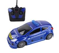 TURBO CHALLENGE - Voiture - Gendarmerie - 099207 - Voiture Télécommandée - Bleu - 1/24 - Piles Non Incluses - Plastique - À Partir de 6 Ans