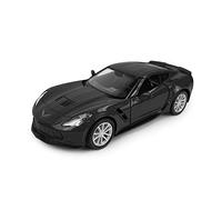 TURBO CHALLENGE - Voiture Licence - Die Cast - 029067MAT - 1/32 - Voiture Rétro-Friction - Modèle Aléatoire Noir Mat - Métal - Jouet Enfant - Véhicule - Cadeau- À Partir de 3 Ans