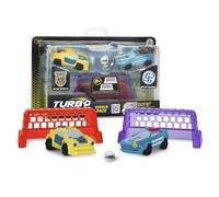 TURBO CHAMPS Versus Pack Galaxy Gliders vs Nitro Knights, Jeu en Équipe Qui Allie Les Voitures et Le Football, Roulez la Voiture pour la Propulser,Jouet Cadeau pour Enfants +3 Ans
