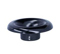 Turbo Corne Velocity Pile Adaptateur Haute Performance CNC En Aluminium Froid Entrée D'air Enhancer pour Voitures De Course 3.5in Diamètre 2.5in Hauteur (Noir)