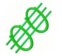 Turbo D'admission D'air TubeGel Silice Universel, 4 Couches, 1 Mètre, Tuyaux En Polyester Et Silicone, Moteur Voiture Droit, Résistance Aux Hautes Températures, Vert(I.D 12MM)