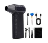Turbo Fan X3 Max Dépoussiéreur et souffleur d'air électrique - 130 000 tr/min, 52 m/s - Kit de nettoyage pour intérieur et extérieur - Pour la maison et le bureau