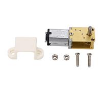 Turbo Geared Motor Micro Brushed DC 3V Mini Reduction Motor with Fixed Seat, Zinc Alloy Brass Gears, 1:236 Ratio, for Robotics Smart Appliances and DIY Projects (15RMP)