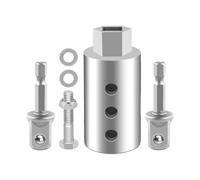 Turbo Jack Adaptateur de Perceuse,Embout Douille - Embout de Perceuse pour Jack de Remorque - pour Caravane, Bateau, Camion, Nivellement,