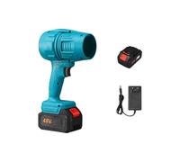 Turbo Jet Blower, Cordless Turbo Super Power Air Duster, Jet Dry Blower Car Drying, Rechargeable for Car Drying for Keyboard,Outdoors,Car (Blue)