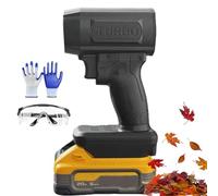 Turbo Jet Double Blow V2.0, 2025 Souffleur de feuilles électrique sans fil 130 000 tr/min 200 Mph, souffleur turbo portable pour voiture, patio, pelouse, soufflage de feuilles (pour Makita)