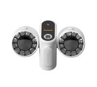 Turbo Jet Fan Double Headed Power Bank monté sur la taille avec lumière pour Ou