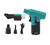 Turbo Jet Fan Portable Mini, Ventilateur Puissant à 120000 RPM, Batterie 3000mAh - Séchage Rapide des Poils, Refroidissement Optimal, Usage Polyvalent (Verte)