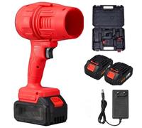 Turbo Jet Souffleur à feuilles sans fil 350 W Moteur sans balais avec batterie de 6000 mAh et chargeur, vitesse en continu, 30 000 tr/min, Jet Dry Mini pour coin de voiture, nettoyage du jardin
