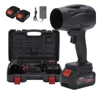 Turbo Jet Souffleur de feuilles sans fil 350 W Moteur sans balais avec batterie de 6000 mAh et chargeur, vitesse en continu, 30 000 tr/min, Jet Dry Mini pour coin de voiture, nettoyage du jardin