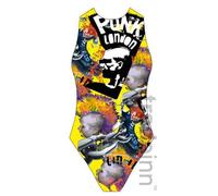 Turbo Punk London Swimsuit Multicolore XL Femme