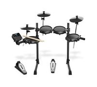 Alesis Kit de batterie électronique Turbo Mesh Kit 7 pièces en peau maillée, rack acier, 100 sons