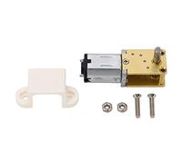 Turbo moteur à engrenage micro micro-brossé DC 12V Mini réduction 1 arbre avec siège fixe High Couple Motor d'engrenage à faible bruit pour la robotique et les appareils (381rpm)