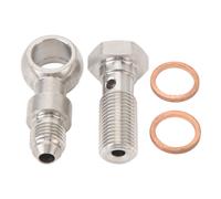 Turbo Oil Feed Banjo,M12x1.25mm Banjo Bolt,4AN to M12x1.25mm Banjo Bolt,Oil Feed Banjo Bolt Kit,M12 Oil Feed Banjo Bolt Kit,Banjo Bolt Washer Kit