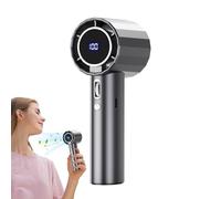 Turbo Portable Fan - Fantelly Turbo Fan | Mini souffleur haute vitesse | Circulateur d'air personnel de charge USB | Affichage numérique 100 modes de, réfrigérateur portable compact