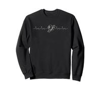 Turbo Racing Car Enthusiast Turbocompresseur Heart Beat Boost Sweatshirt
